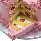 Chumbuni kukat- Berrylicious Vanilla Delight Kukka kukkakimppu