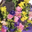 Adma flowers  -  Pink & Yellow Flower Bouquet/Arrangement