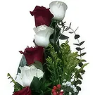 St. Maarten flowers  -  Flame-kissed Love Flower Bouquet/Arrangement