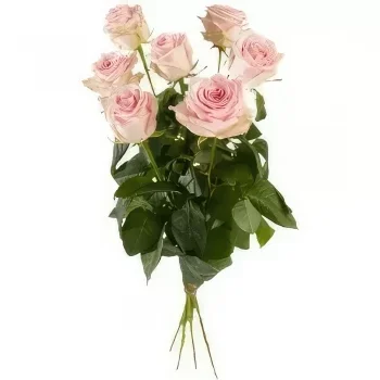 Βέρνη λουλούδια- Ενιαία ροζ τριαντάφυλλα Μπουκέτο/ρύθμιση λουλουδιών