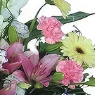 Sa Indioteria blomster- Divine Daisy Depot Blomsterarrangementer bukett