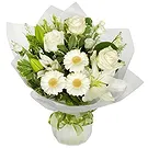 Sa Indioteria blomster- Rosenrød glede Blomsterarrangementer bukett