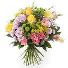 Sa Indioteria blomster- Gul samling Blomsterarrangementer bukett