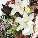 Sa Indioteria blomster- Eterisk hvit serenade Blomsterarrangementer bukett
