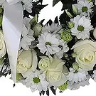 flores Portal Nous floristeria -  Corona funeraria pequeña Ramo de flores/arreglo floral