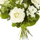 Kolding blomster- Blandede hvide blomster Blomst buket/Arrangement