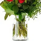 Dänemark Blumen Florist- Süße rote Rose Bouquet/Blumenschmuck