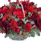 Italy flowers  -  New Year's Eve Exquisite Flower Basket Flower Bouquet/Arrangement