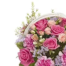 Italy flowers  -  Basket of Pink Flowers Flower Bouquet/Arrangement