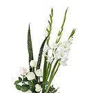 Italy flowers  -  Centerpiece of Mixed White Flowers Flower Bouquet/Arrangement