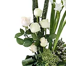 Italy flowers  -  Centerpiece of Mixed White Flowers Flower Bouquet/Arrangement
