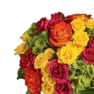 Italy flowers  -  Colorful Rose Centerpiece Flower Bouquet/Arrangement