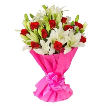 Jordanien Blumen Florist- Schickes Pink Blumen Lieferung