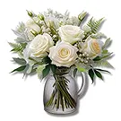 Pavelsbach Blumen Florist- Pure Eleganz Bouquet/Blumenschmuck