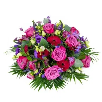 Holland flowers  -  Biedermeier pink and purple Flower Delivery