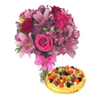  flowers  -  Cake and Flowers for Birthday Delivery