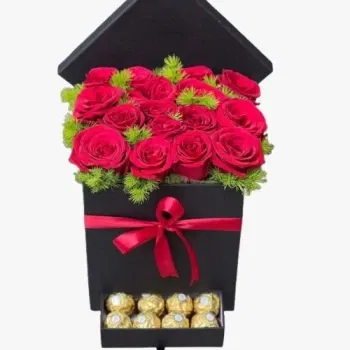 Jordanien Blumen Florist- Süße Blüten Box Blumen Lieferung