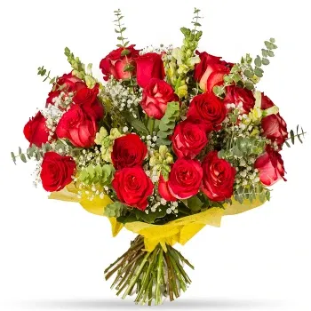 Poland flowers  -  Red Splendor Flower Delivery