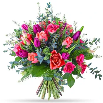 Poland flowers  -  Blushing Elegance Flower Delivery