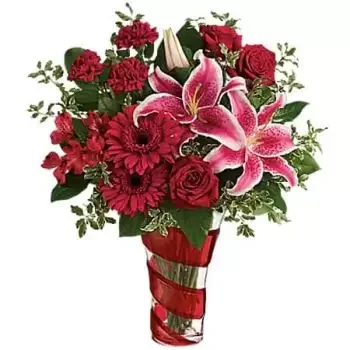 Curepe Blumen Florist- SWIRLING DESIRE BOUQUET Blumen Lieferung