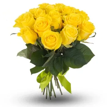 Morocco flowers  -  Bouquet of yellow roses Flower Delivery