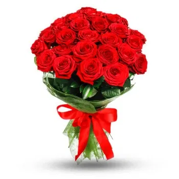 Mexico flowers  -  Bunch of red roses Flower Delivery