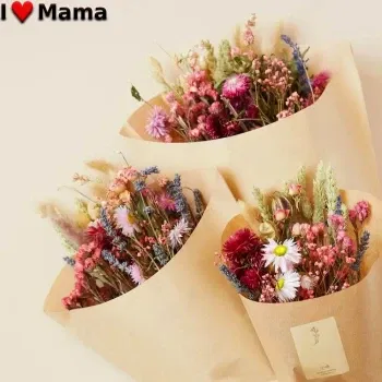 ブルエンヌ オンライン花屋 - XL ピンクとラベンダーのブーケ 花束