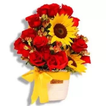 San Juan blomster- Lad solen i dit hjerte Blomst buket/Arrangement