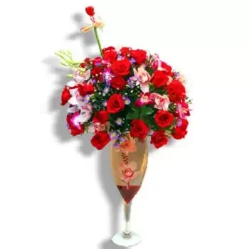 Гуайнабо цветя- Наздраве за рози Цвете Доставка