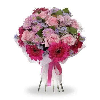 fleuriste fleurs de Dimos Tripolis- AMOUR ROSE Fleur Livraison