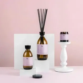 Florence flowers - Gift Set Scented Candle and Diffuser (Fig)