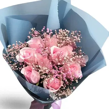 China online Florist - Pink delight Bouquet