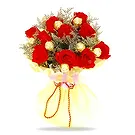 China flowers  -  Sweet Red Roses with Chocolates Arrangement Flower Bouquet/Arrangement