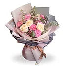 China flowers  -  Roses, Carnations, and Baby's Breath Bouquet Flower Bouquet/Arrangement