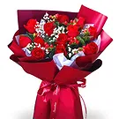 China flowers  -  Bold and Beautiful Red Roses Bouquet  Flower Bouquet/Arrangement