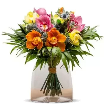 מלאגה פרחים- טהיטי זר פרחים/סידור פרחים