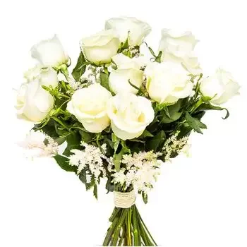 Cas Catala Blumen Florist- Florence Rose Bouquet Blumen Lieferung