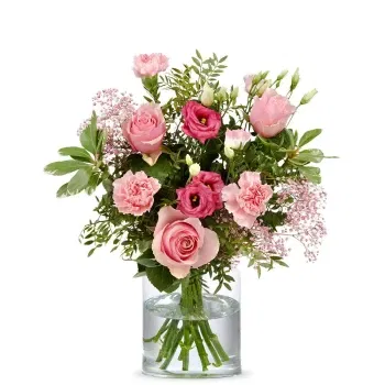 Holland bloemen bloemist- Roze boeket Fenna