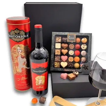 Nice flowers - Italian Red & Handmade Chocolate