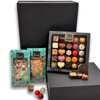 All other cities flowers - Letterbox Chocolate Gift Set