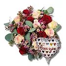 Ipsach Blumen Florist- MiAmor, ich liebe dich Bouquet/Blumenschmuck