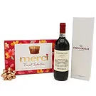 Italy flowers  -  Italian Red and Merci Spring Chocolate Flower Bouquet/Arrangement