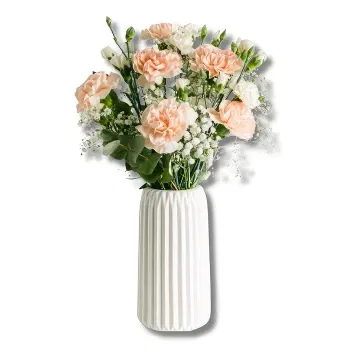 Alicante  - Flores románticas: dúo rosa y blanco 