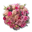 Klein-Wien Blumen Florist- Deluxe Lila Mix Bouquet/Blumenschmuck