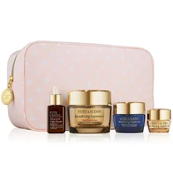 flores de All other cities- Estée Lauder revitalizando o conjunto de cuid
