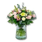 Holland flowers  -  Pink Sympathy Bouquet + Vase Flower Bouquet/Arrangement