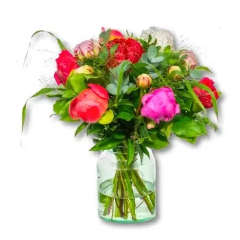 All other cities  - Peony Bouquet Natalie 