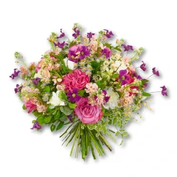 Dubai flowers - Soft Pink and White Bouquet