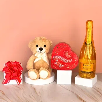 Romania Online blomsterbutikk - Beary Spesial Bukett