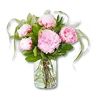Amsterdam-Zuidoost flowers  -  Pink Double Peonies Bouquet Flower Bouquet/Arrangement